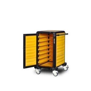 Tekli Servis Tepsi Arabası 75 (2 Yanı+Arka Kapalı)