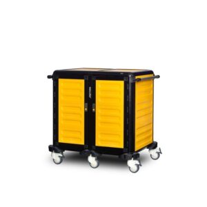 İkili Servis Tepsi Arabası 75 (2 Yanı+Arka Kapalı+Kapılı)