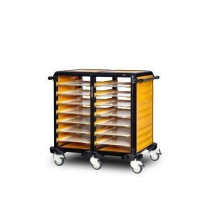 İkili Servis Tepsi Arabası 75 (2 Yanı Kapalı)