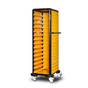 Tekli Servis Tepsi Arabası 150 (2 Yanı+Arka Kapalı)