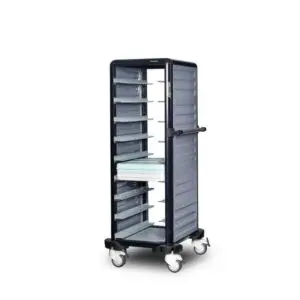 Single Thermo Tray Trolley 9 (2 Sides Closed)